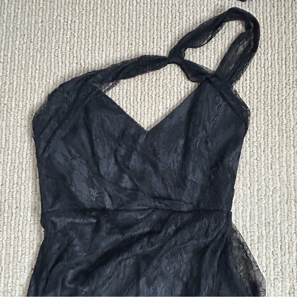 Michael Costello Black Lace Maxi Dress - Picture 7 of 16